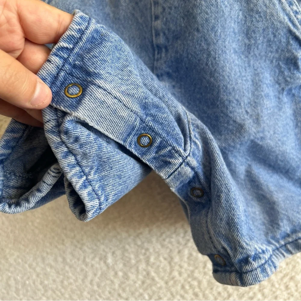 Osh Kosh B’Gosh Vintage Retro Toddler 100% Cotton Blue Denim Overalls Size‎ 3T